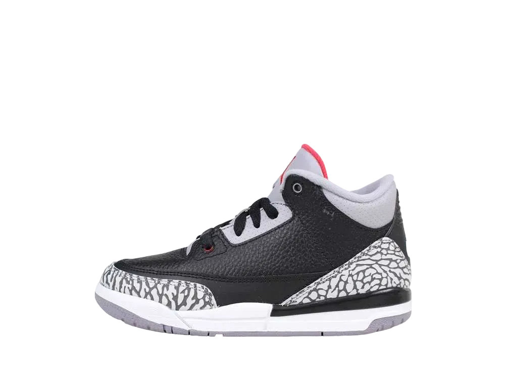 Nike PS Air Jordan 3 Retro "Black Cement" (2018)