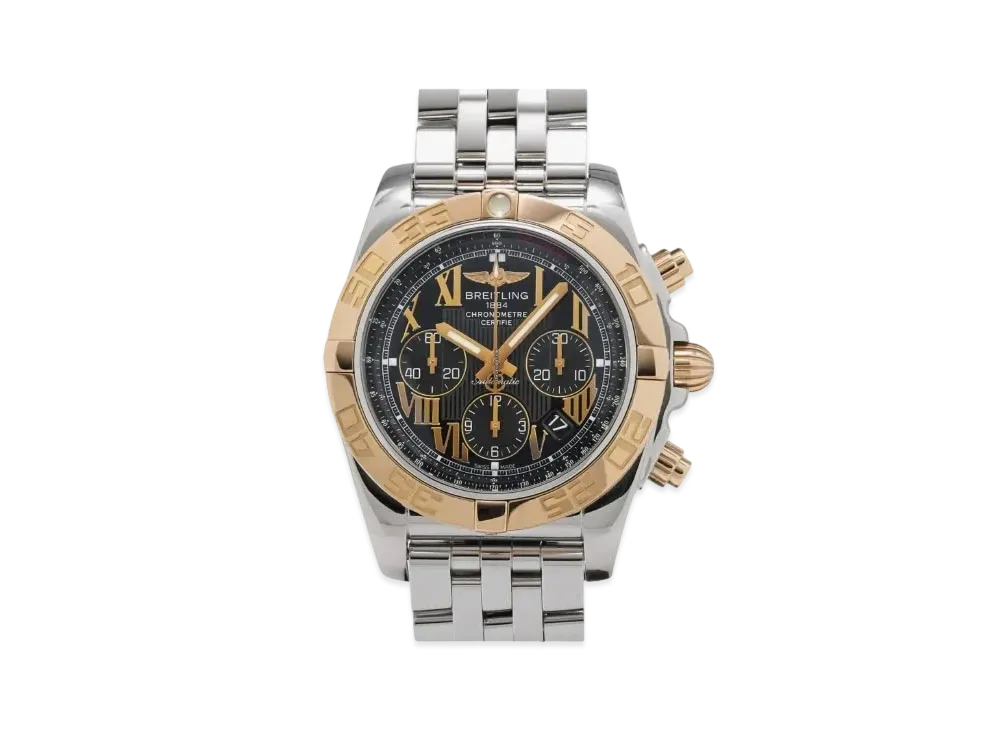 Breitling Chronomat 44 "Black/Stainless Steel/Yellow Gold"