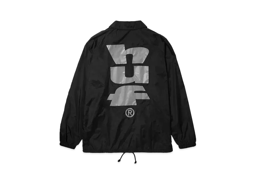 HUF Spring 24 Megablast Coaches Jacket "Black"