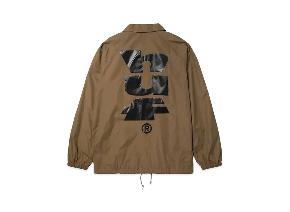 HUF Spring 24 Megablast Coaches Jacket "Camel"