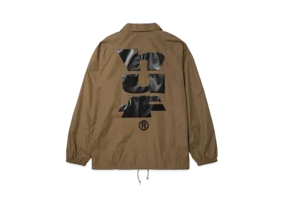 HUF Spring 24 Megablast Coaches Jacket "Camel"