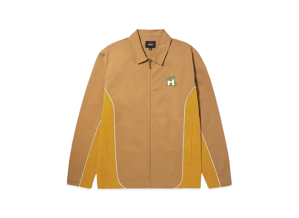 HUF Spring 24 Norton Shacket "Dijon"