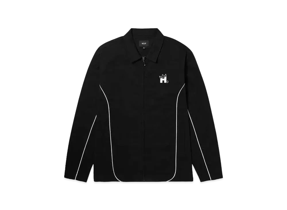 HUF Spring 24 Norton Shacket "Black"
