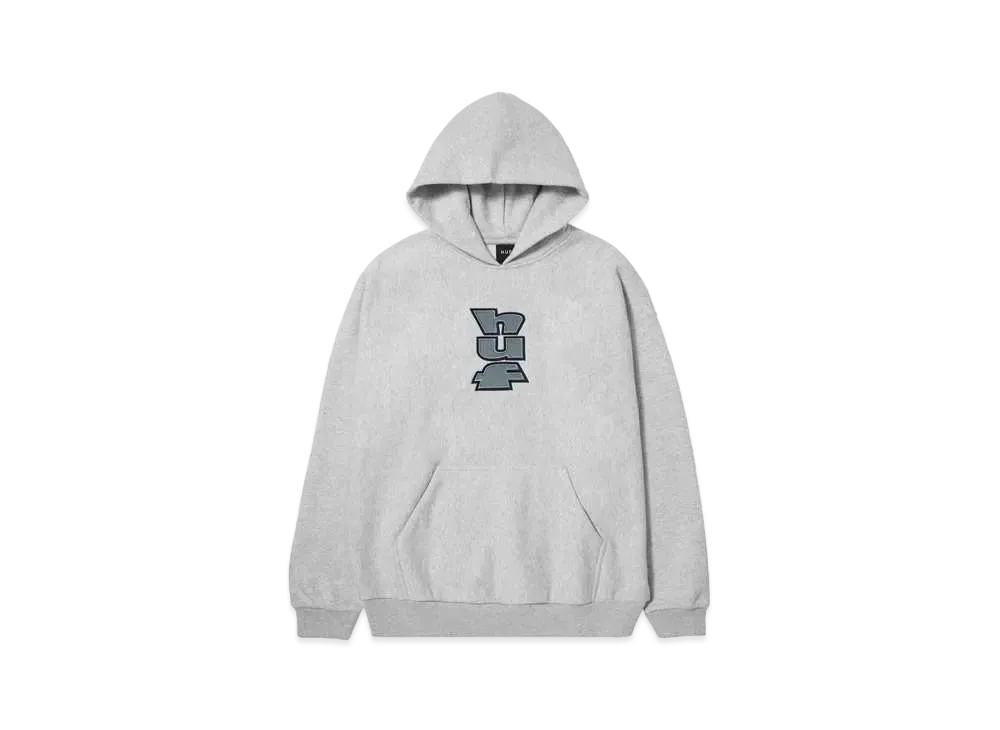 HUF Spring 24 Benton Heavyweight Fleece "Heather Grey"