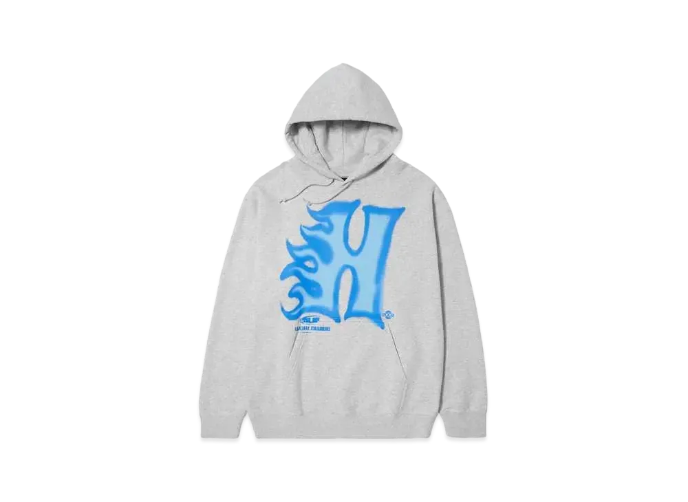 HUF Spring 24 Heat Wave Hoodie "Heather Grey"