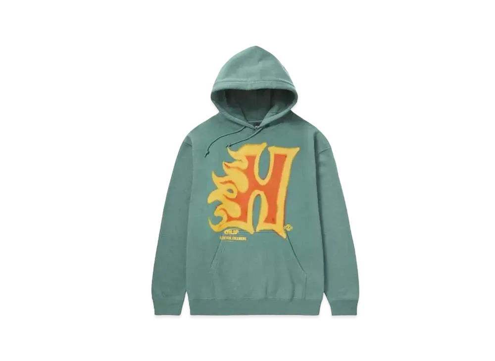 HUF Spring 24 Heat Wave Hoodie "Sage"