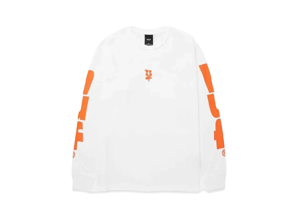 HUF Spring 24 Megablast Stretch Ls Tee "White"