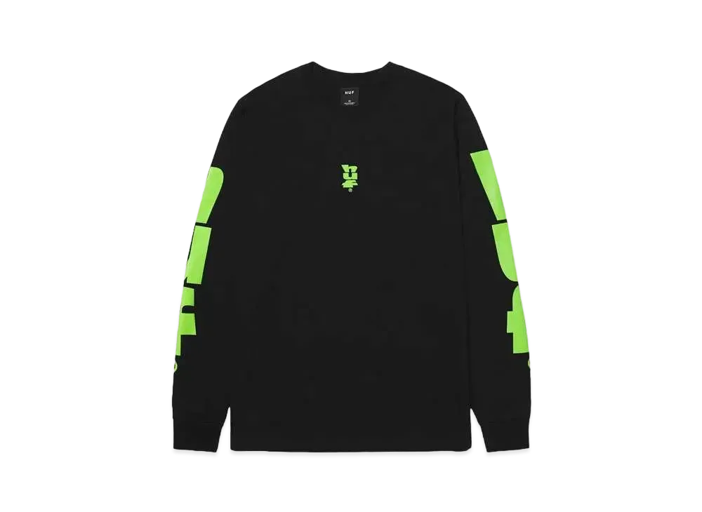 HUF Spring 24 Megablast Stretch Ls Tee "Black"