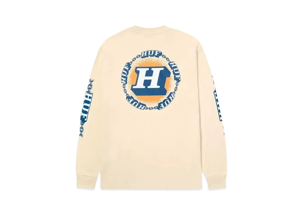 HUF Spring 24 Dependable Ls Tee "Wheat"