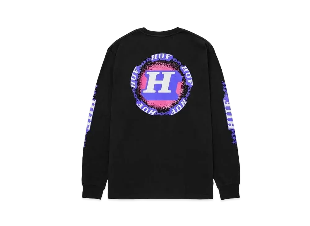 HUF Spring 24 Dependable Ls Tee "Black"