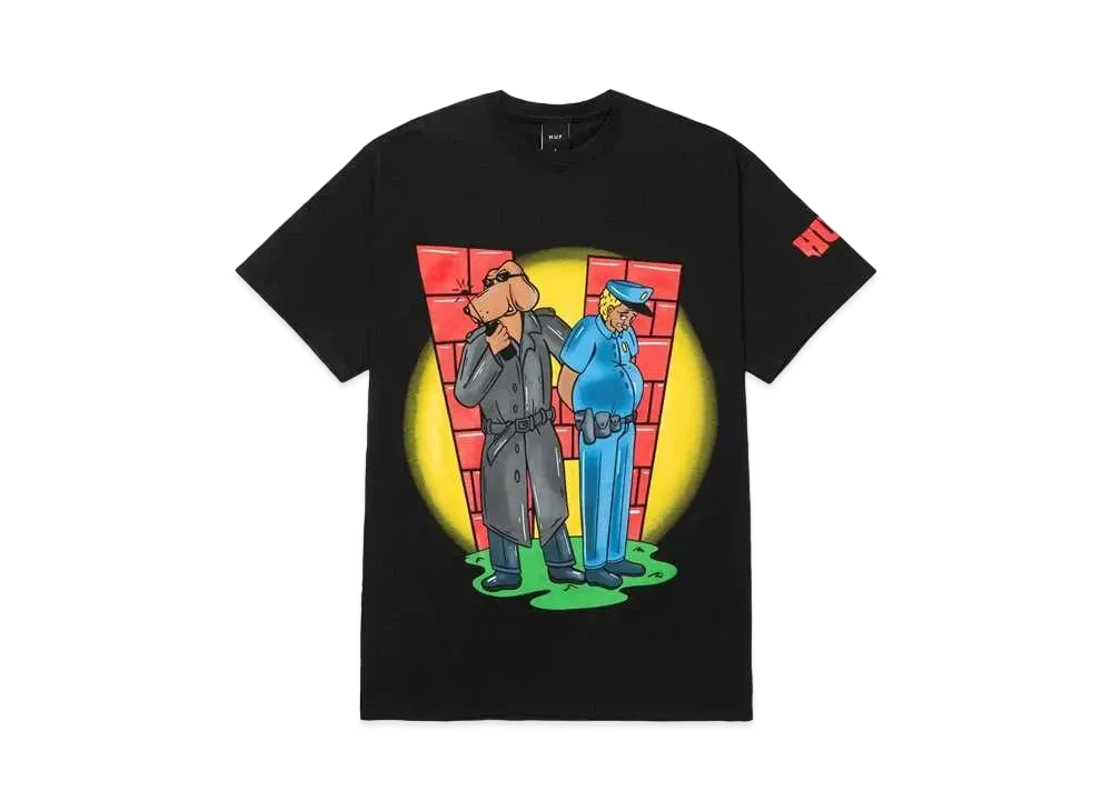 HUF Spring 24 Unlawful Tee "Black"