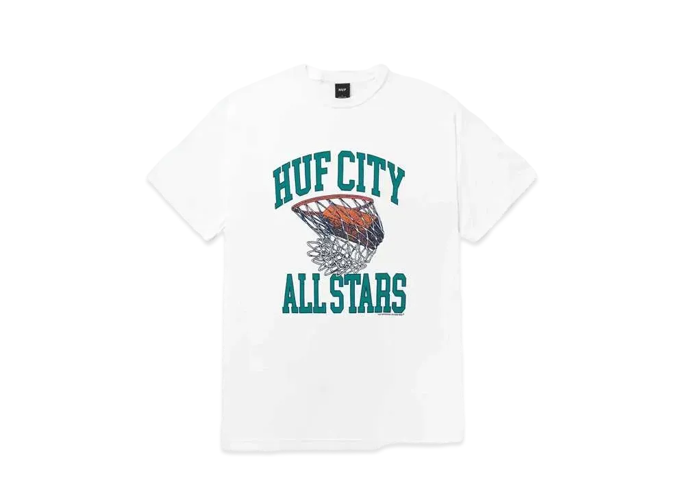 HUF Spring 24 Swish Tee "White"