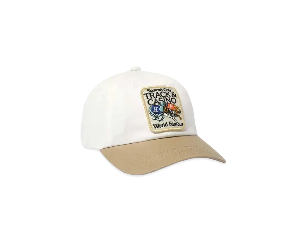 HUF Spring 24 Long Shot Cv 6 Panel Hat "White"