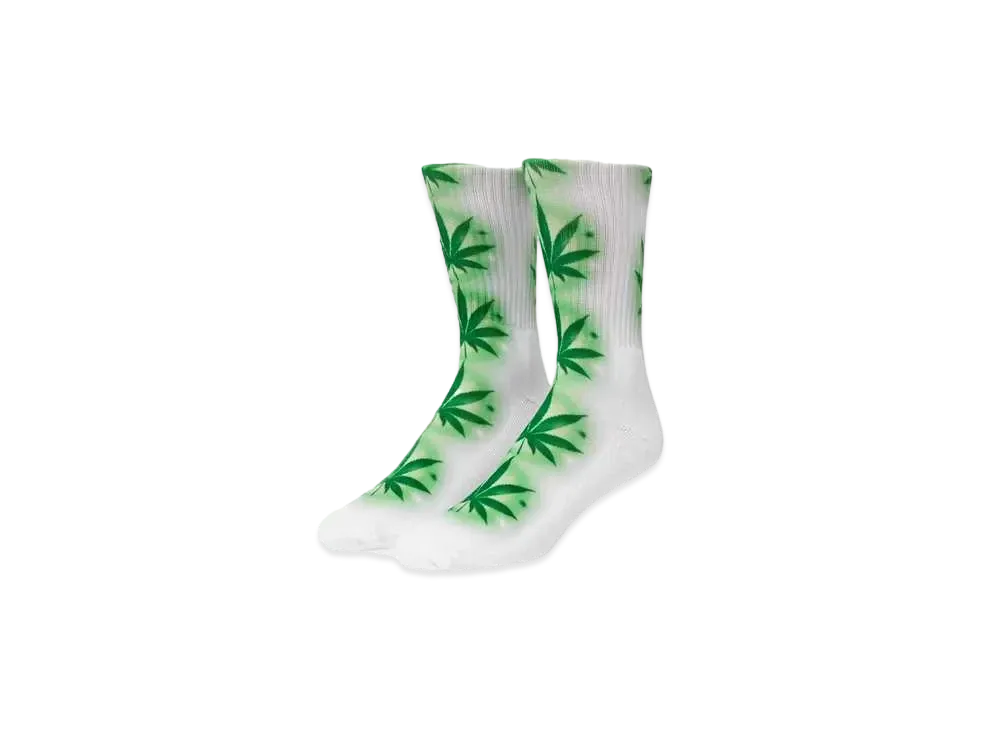 HUF Spring 24 Airbrush Digital Plantlife Socks "White"
