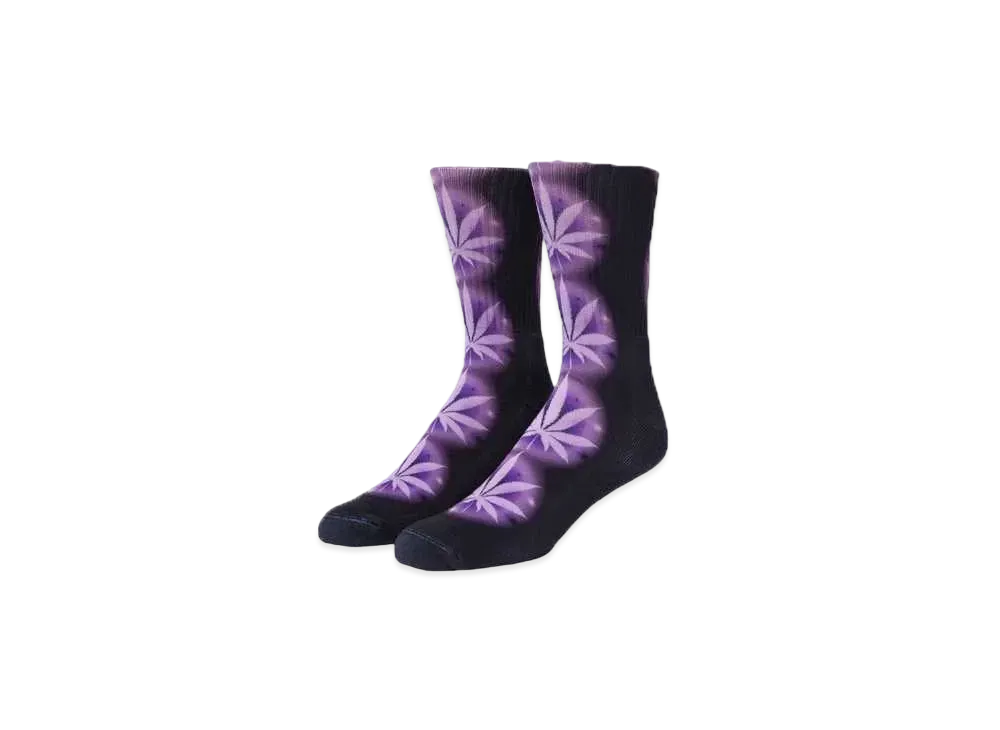 HUF Spring 24 Airbrush Digital Plantlife Socks "Black"