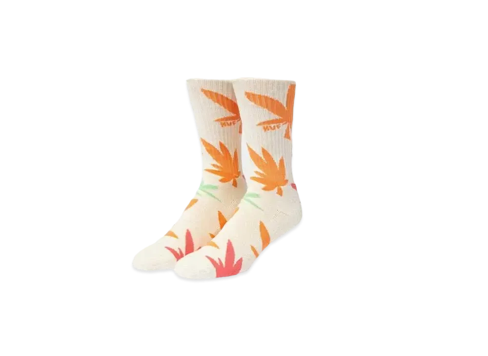 HUF Spring 24 Abstract Plantlife Socks "Natural"