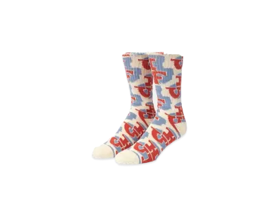 HUF Spring 24 Morex Crew Socks "Cream"