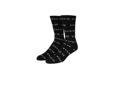 HUF Spring 24 Fuck It Socks "Black"
