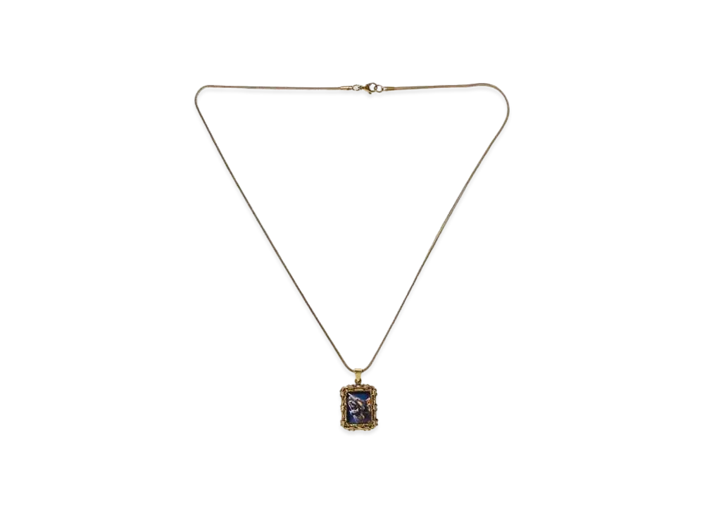 HUF Spring 24 Barbed Wire Pendant "Gold"