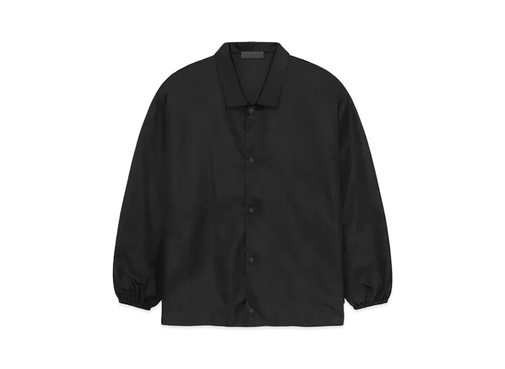 FEAR OF GOD ESSENTIALS Coaches Jacket "Jet Black"