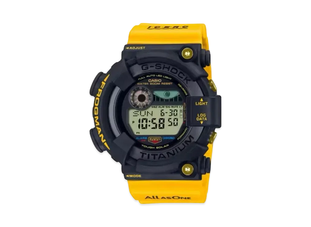 Casio G-Shock x ICERC Japan Master of G - Sea Frogman GW-8200K-9JR "Black/Yellow"