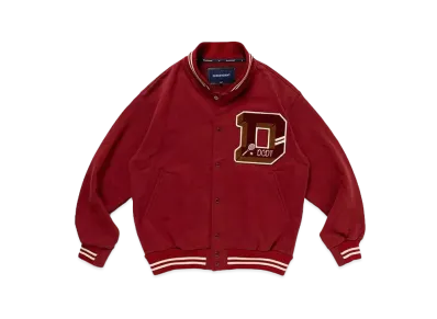 DESCENDANT Que Versity Jacket "Burgundy"