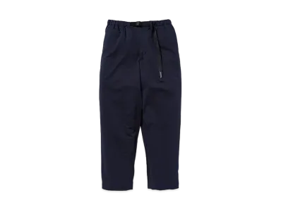 DESCENDANT Clasp Webbing Trousers "Navy"
