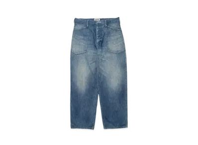 BOW WOW US ARMY M35 DENIM TROUSERS "INDIGO AGEING"