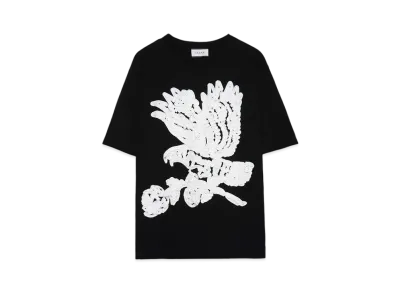TAAKK BANDANA EMBROIDERY T-SHIRT "BLAKExWHITE"