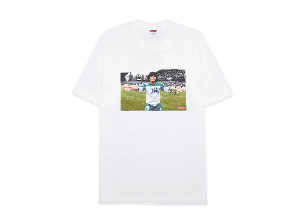 Supreme Maradona Tee "White"