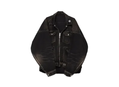 Maison MIHARA YASUHIRO Double Denim Jacket "Black"