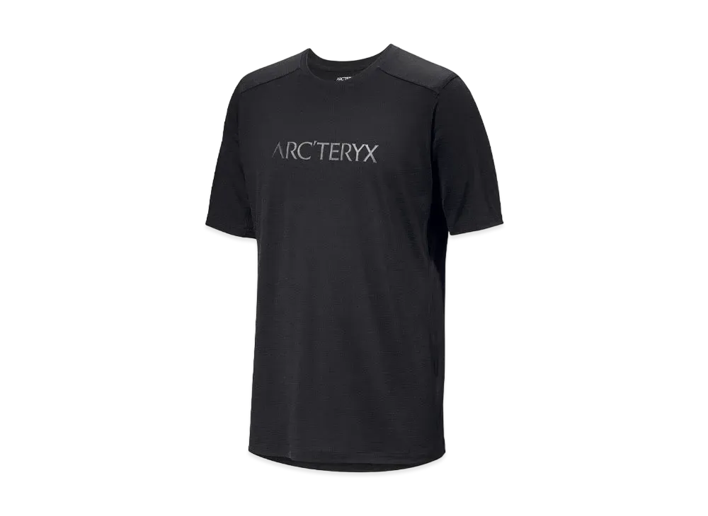 ARC'TERYX Ionia Merino Wool Arcword Logo Short Sleeve Men's "Black"