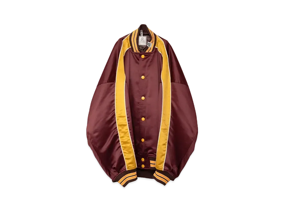 Maison MIHARA YASUHIRO Big Stadium Jacket "Bordeaux"