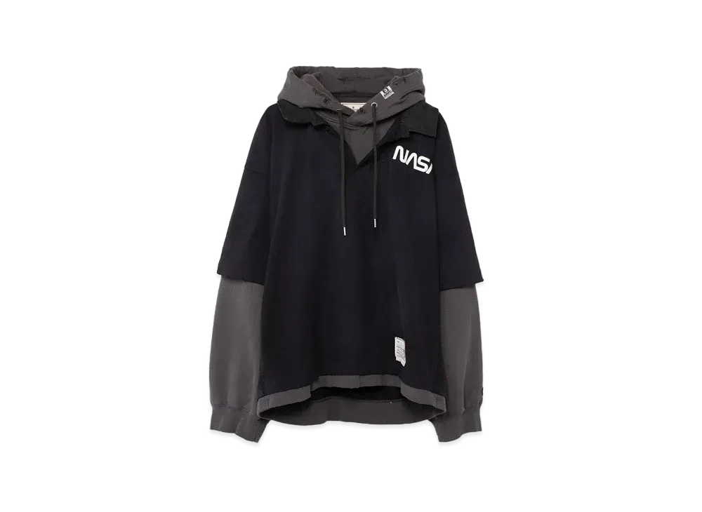 Maison MIHARA YASUHIRO Layered Hoodie "Black"