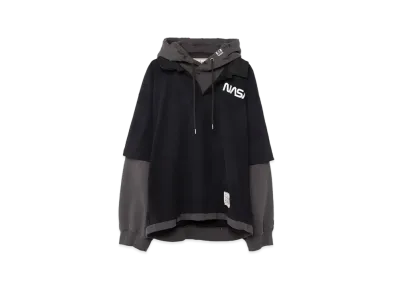 Maison MIHARA YASUHIRO Layered Hoodie "Black"