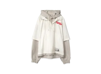 Maison MIHARA YASUHIRO Layered Hoodie "White"