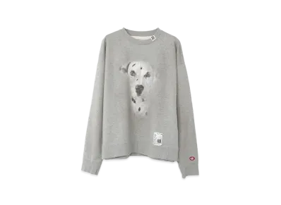 Maison MIHARA YASUHIRO Distressed Dog Printed Sweatshirt "Grey"