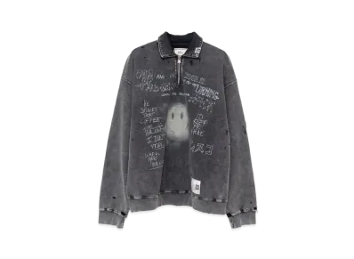 Maison MIHARA YASUHIRO Bleached Sweatshirt "Black"