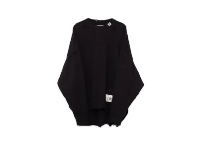 Maison MIHARA YASUHIRO Wide Back Knit Sweater "Black"