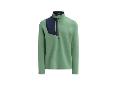 Polo Ralph Lauren Quilted Double Knit Pullover "Natural"