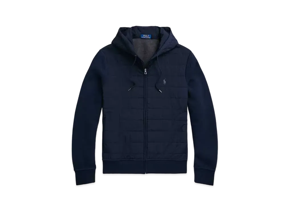 Polo Ralph Lauren Hybrid Hull-Zip Hoodie "Navy"