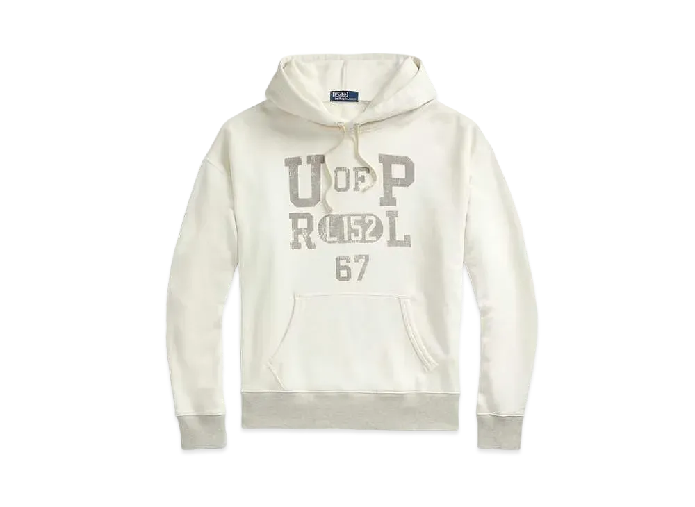 Polo Ralph Lauren Fleece Graphic Hoodie "Natural"