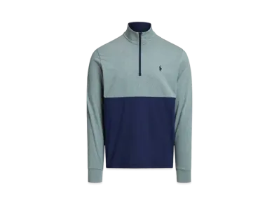 Polo Ralph Lauren Perfomance Jersey Quarter-Zip Pullover "Blue"