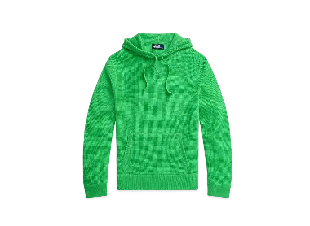 Polo Ralph Lauren Washable Cashmere Hooded Sweater "Green"