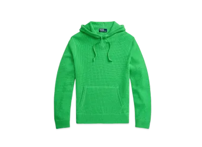 Polo Ralph Lauren Washable Cashmere Hooded Sweater "Green"