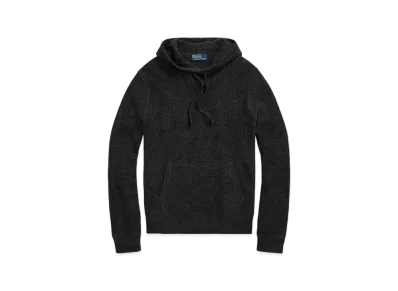 Polo Ralph Lauren Washable Cashmere Hooded Sweater "Gray"
