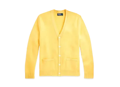 Polo Ralph Lauren Cashmere V-Neck Cardigan "Yellow"