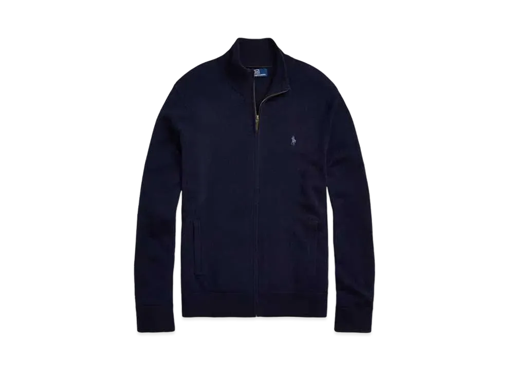 Polo Ralph Lauren Wool Full-Zip Sweater "Blue"