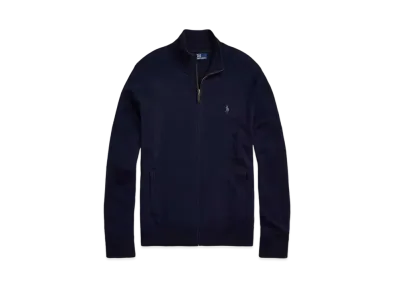 Polo Ralph Lauren Wool Full-Zip Sweater "Blue"