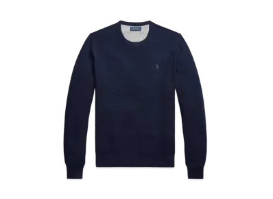 Polo Ralph Lauren Textured Cotton Sweater "Navy"